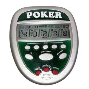Handheld Wasaki Casino Poker Game Model #6018244 Battery Operated Tested
